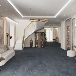 Кварцвиниловая плитка Vinilam клеевая Ceramo Stone Glue Ионический Мрамор 91909 950×475×2,5