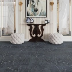 Кварцвиниловая плитка Vinilam клеевая Ceramo Stone Glue Ионический Мрамор 91909 950×475×2,5