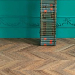 Кварцвиниловая плитка Vinilam клеевая Parquet Chevron Glue Шеврон Нормандия RI153610CL4 французская елка 690×115×2,5