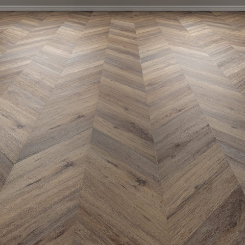 Кварцвиниловая плитка Vinilam клеевая Parquet Chevron Glue Шеврон Лувр I107516 французская елка 690×115×2,5