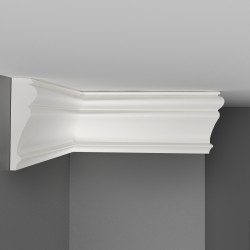 Потолочный плинтус под покраску Decomaster Дюропрофиль D152ДМ 2000×25×85
