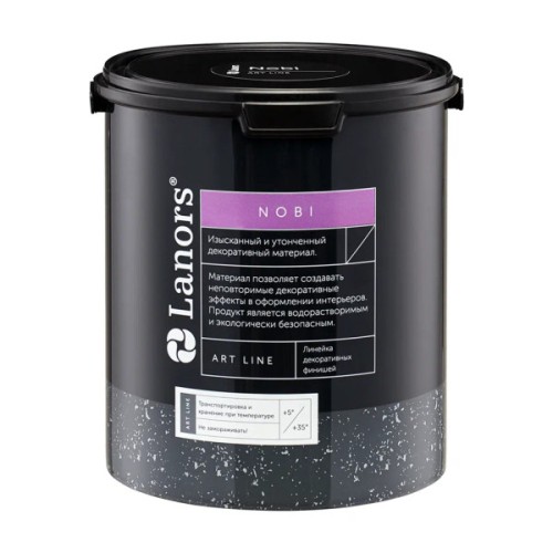 Лак интерьерный Lanors Nobi полуглянцевый 0,9 л