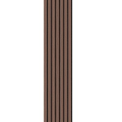 МДФ стеновая панель акустическая Ликорн Орех Американский черный войлок 2800×300×9