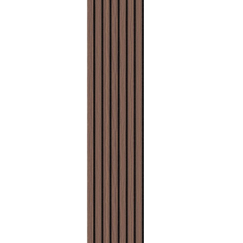 МДФ стеновая панель акустическая Ликорн Орех Американский черный войлок 2800×300×9