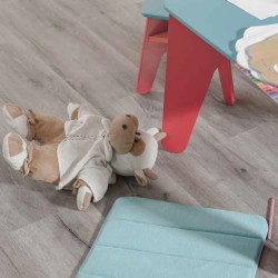 Кварцвиниловый SPC ламинат Vinilam Ceramo Cork Дуб Давос 8880-EIR 1520×225×8