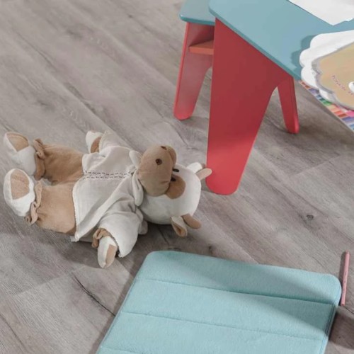 Кварцвиниловый SPC ламинат Vinilam Ceramo Cork Дуб Давос 8880-EIR 1520×225×8