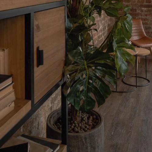 Кварцвиниловый SPC ламинат Vinilam Ceramo Cork Дуб Берн 8885-EIR 1520×225×8