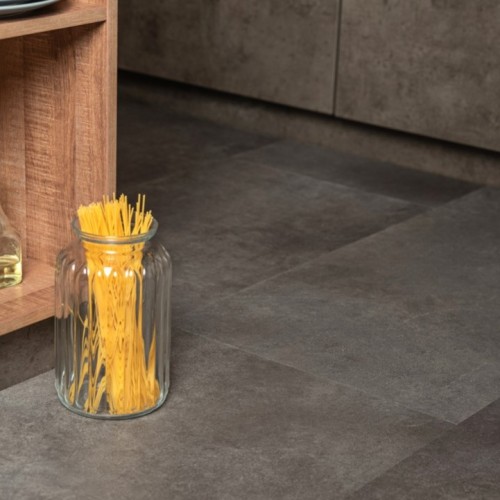 Кварцвиниловый SPC ламинат Vinilam Ceramo Stone Цемент Cтальной 71610 940×470×8