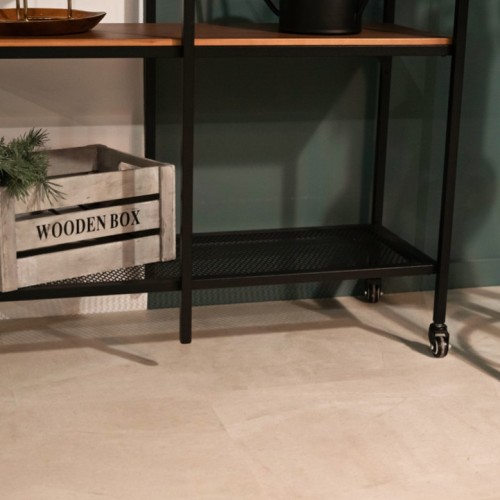 Кварцвиниловый SPC ламинат Vinilam Ceramo Stone Бетон Белый 71615 940×470×8