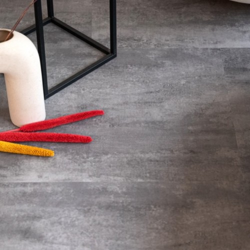 Кварцвиниловый SPC ламинат Vinilam Ceramo Stone Цемент Серый 71616 940×470×8