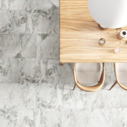 Кварцвиниловый SPC ламинат Vinilam Ceramo Stone Адриатический Серый 91901 940×470×8