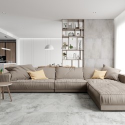 Кварцвиниловый SPC ламинат Vinilam Ceramo Stone Адриатический Серый 91901 940×470×8