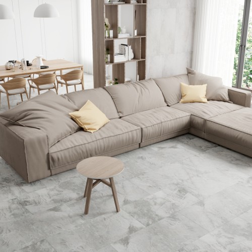 Кварцвиниловый SPC ламинат Vinilam Ceramo Stone Адриатический Серый 91901 940×470×8