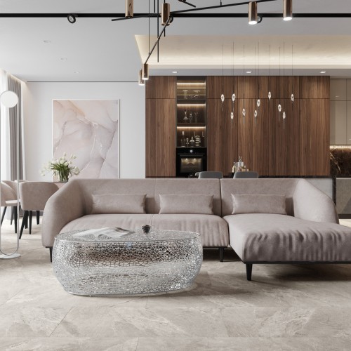 Кварцвиниловый SPC ламинат Vinilam Ceramo Stone Тосканский Камень 91902 940×470×8