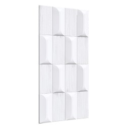 Стеновая панель 3D под покраску Alpine Walls Geometrium ECOGR0210W 1200×600×25