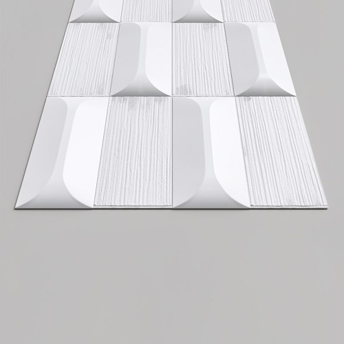 Стеновая панель 3D под покраску Alpine Walls Geometrium ECOGR0210W 1200×600×25