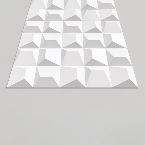 Стеновая панель 3D под покраску Alpine Walls Geometrium ECOGR0202W 1200×600×25