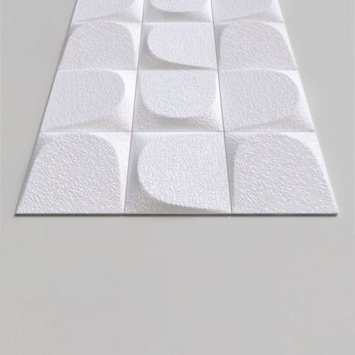 Стеновая панель 3D под покраску Alpine Walls Geometrium ECOGR0203W 1200×600×25