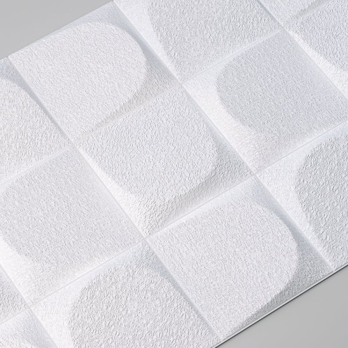 Стеновая панель 3D под покраску Alpine Walls Geometrium ECOGR0203W 1200×600×25