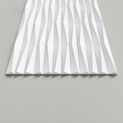 Стеновая панель 3D под покраску Alpine Walls Geometrium ECOGR0205W 1200×600×25