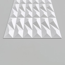 Стеновая панель 3D под покраску Alpine Walls Geometrium ECOGR0206W 1200×600×25