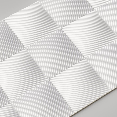 Стеновая панель 3D под покраску Alpine Walls Geometrium ECOGR0207W 1200×600×25