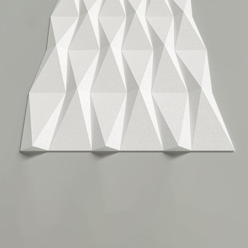 Стеновая панель 3D под покраску Alpine Walls Geometrium ECOGR0208W 1200×600×25