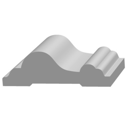 Молдинг под покраску Ultrawood U 0002 i 2000×45×14