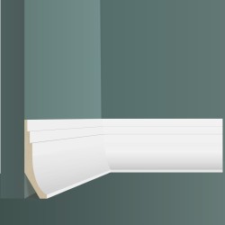 Потолочный плинтус под покраску Ultrawood CR 0026 i 2000×18×87