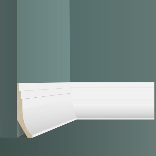 Потолочный плинтус под покраску Ultrawood CR 0026 i 2000×18×87