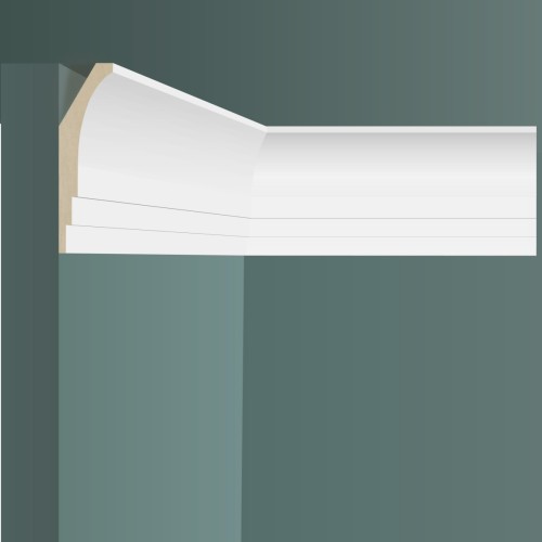 Потолочный плинтус под покраску Ultrawood CR 0026 i 2000×18×87