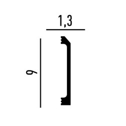 Плинтус под покраску Перфект Плюс P142 2000×90×13