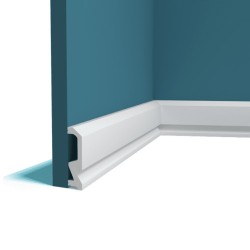 Плинтус под покраску с подсветкой Перфект Плюс P176 2000×100×21