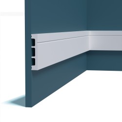 Плинтус под покраску Перфект Плюс P203 2000×100×18