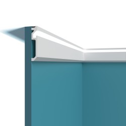 Плинтус под покраску с подсветкой Перфект Плюс P235 2000×120×22