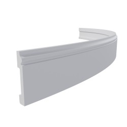 Плинтус под покраску гибкий Перфект Плюс P29F 2000×79×13