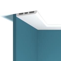 Плинтус под покраску Перфект Плюс P69 2000×100×13