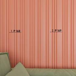 Стеновая панель под покраску Перфект Плюс P168 2000×200×14