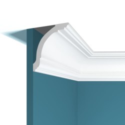 Потолочный плинтус под покраску Перфект Плюс P08 2000×84×97