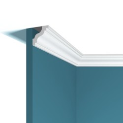 Потолочный плинтус под покраску Перфект Плюс P28 2000×41×40