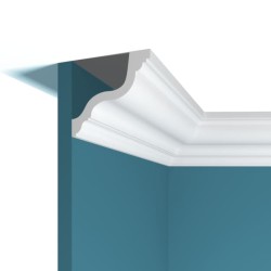 Потолочный плинтус под покраску Перфект Плюс P30 2000×85×78