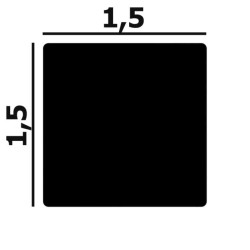 Молдинг под покраску Перфект Плюс P130 2000×15×15