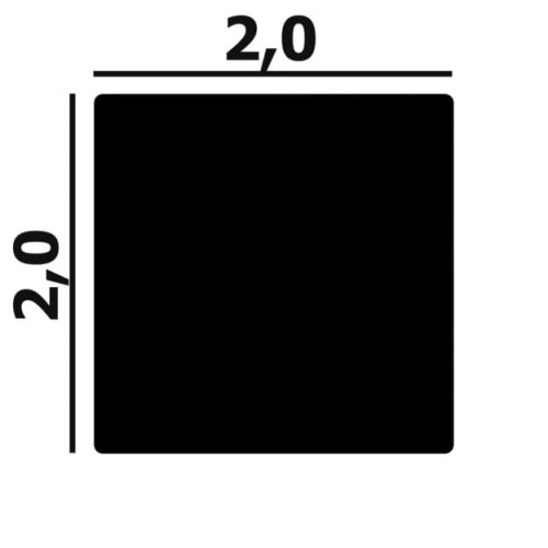 Молдинг под покраску Перфект Плюс P131 2000×20×20