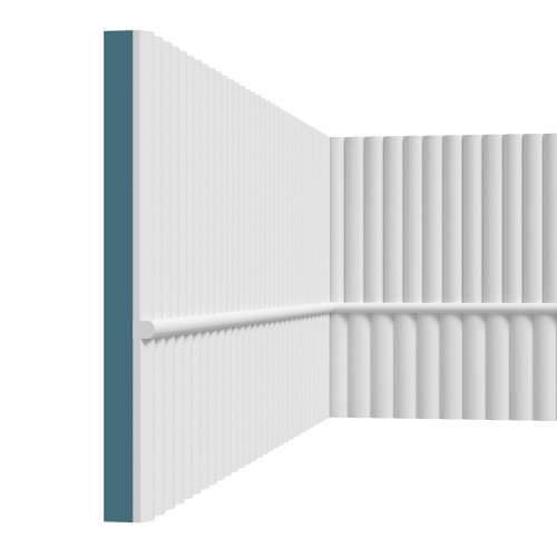 Финишный молдинг под покраску Перфект Плюс P196 2000×15×19