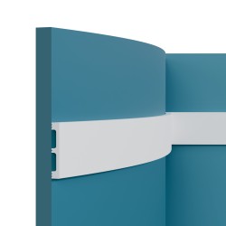 Молдинг под покраску гибкий Перфект Плюс P88F 2000×80×13