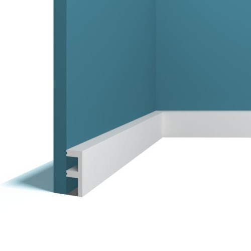 Молдинг под покраску Перфект Плюс P80 с подсветкой 2000×50×20