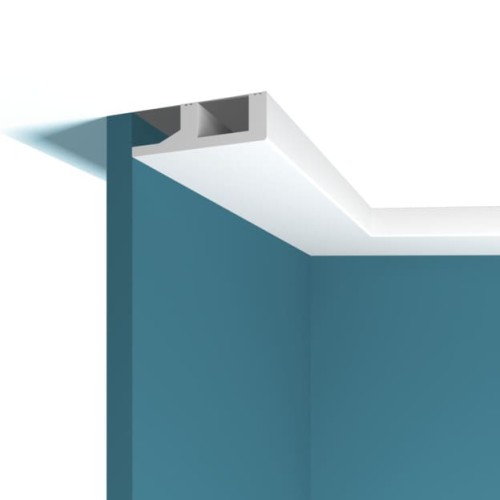 Молдинг под покраску Перфект Плюс P82 с подсветкой 2000×80×25