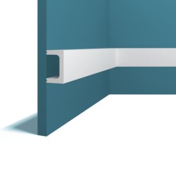 Молдинг под покраску Перфект Плюс P86 с подсветкой 2000×51×30