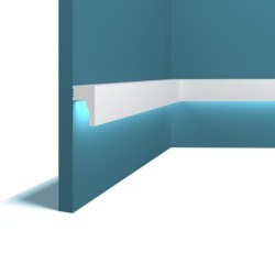 Молдинг под покраску Перфект Плюс P87 с подсветкой 2000×40×25