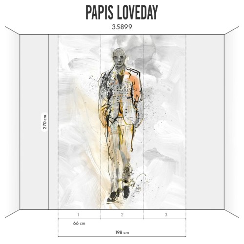 Панно Marburg Papis Loveday Fashion Icon 35899 2,7×1,98